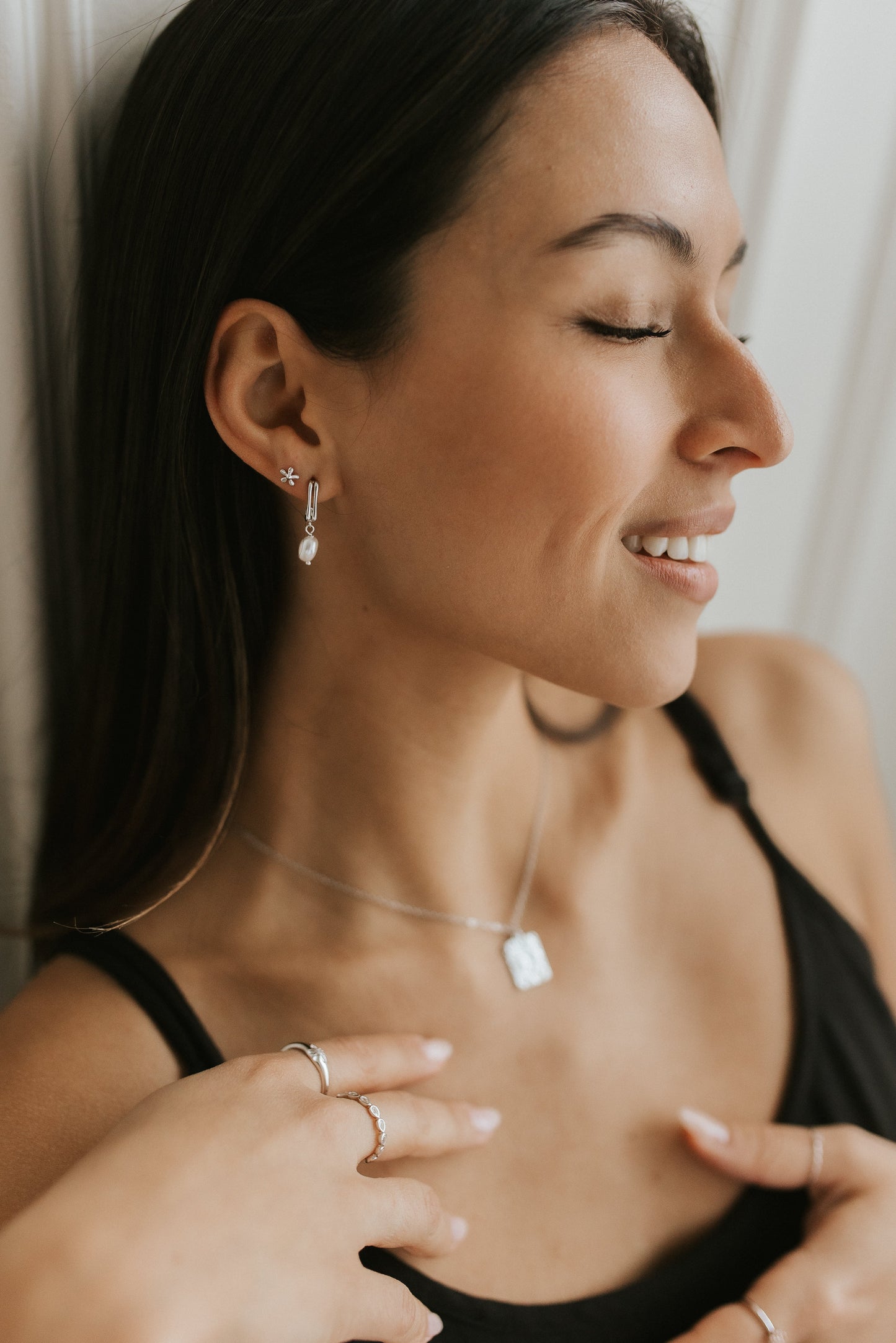 Boucles d'oreilles Camélia Studs