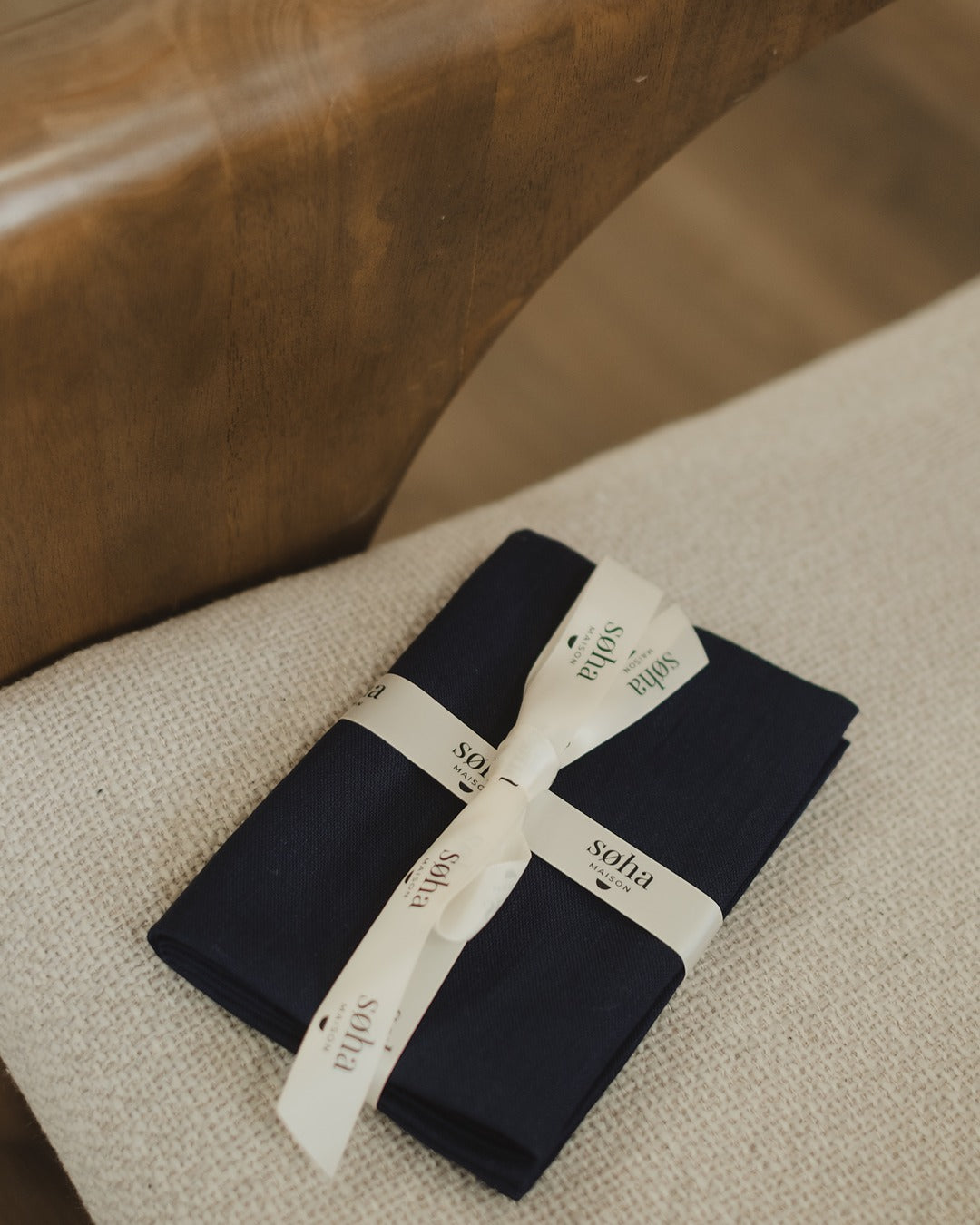 Linge à vaisselle - Lin marine