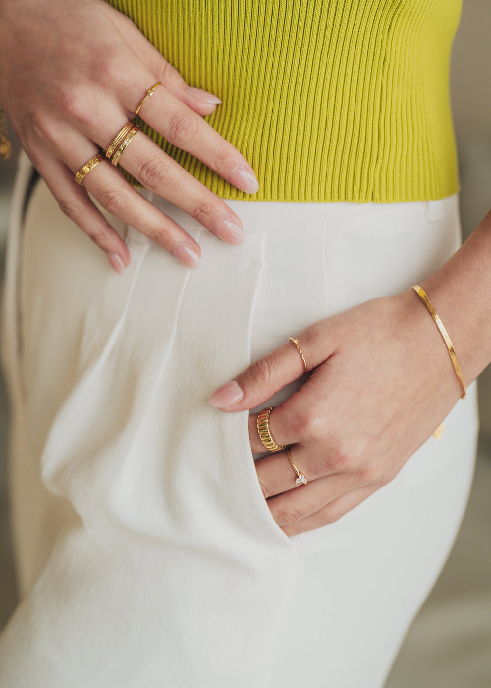 Bague Zirconia - Vermeil