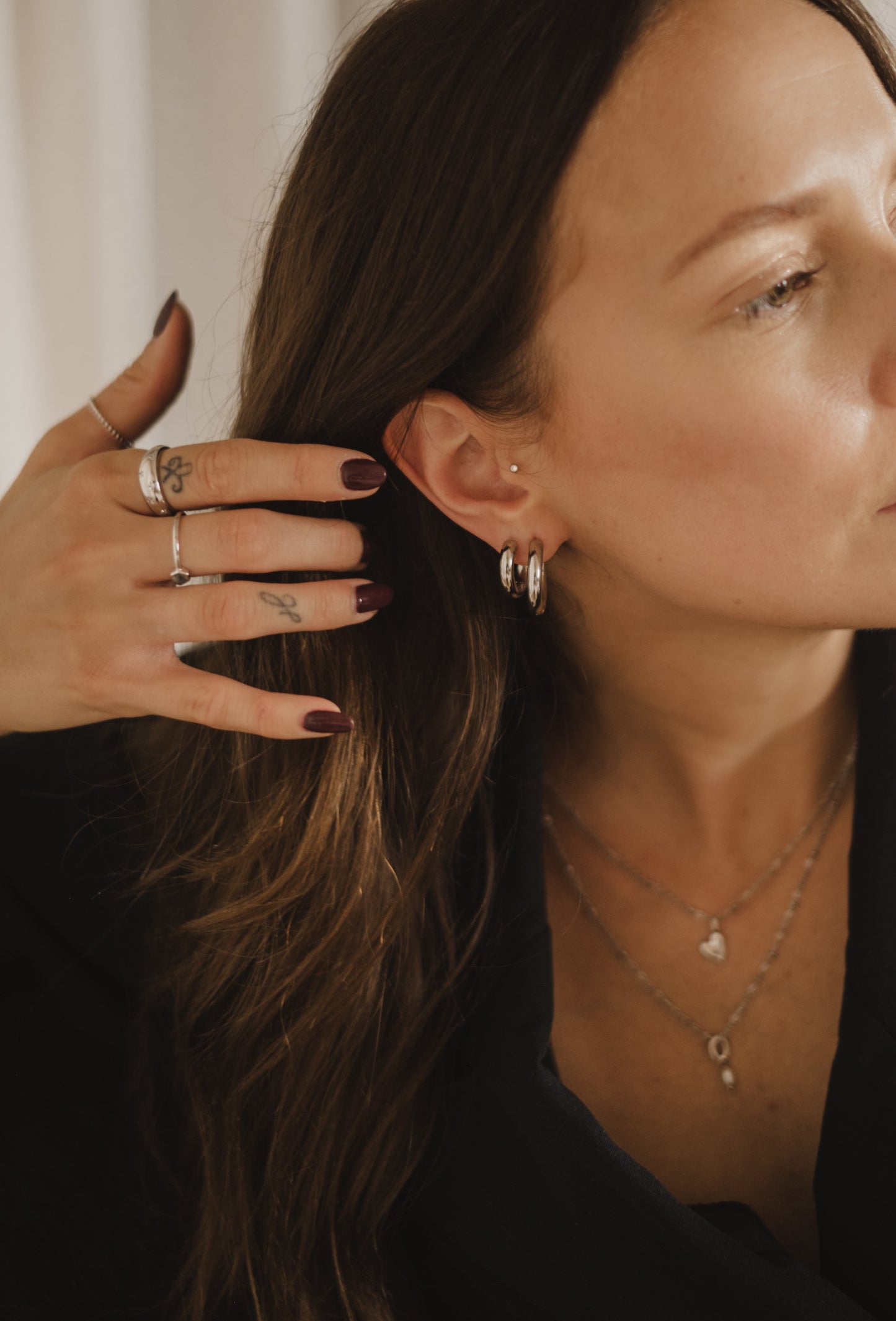 Boucles d'oreilles Bold Hoops 24 mm