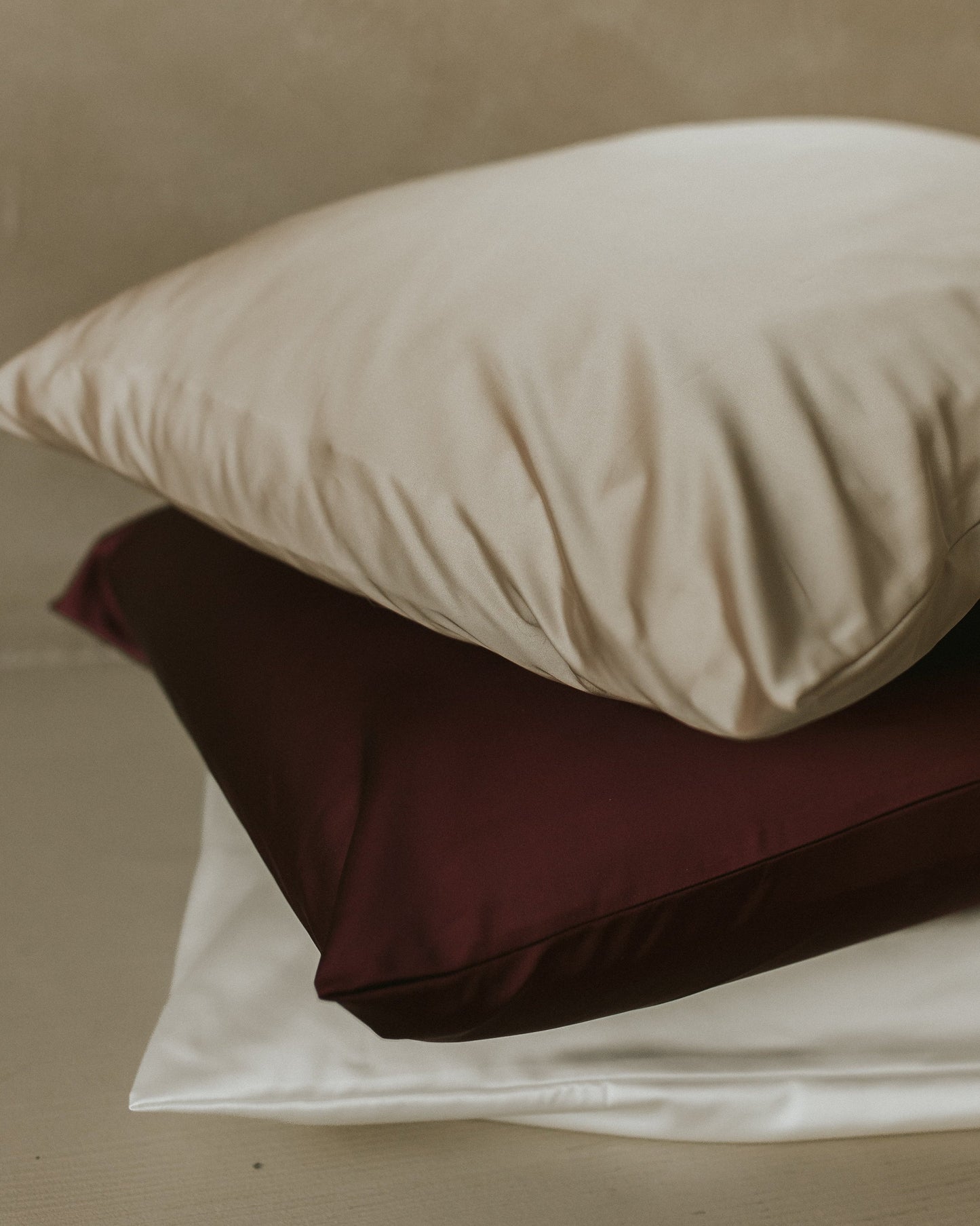 Taie d'oreiller en satin