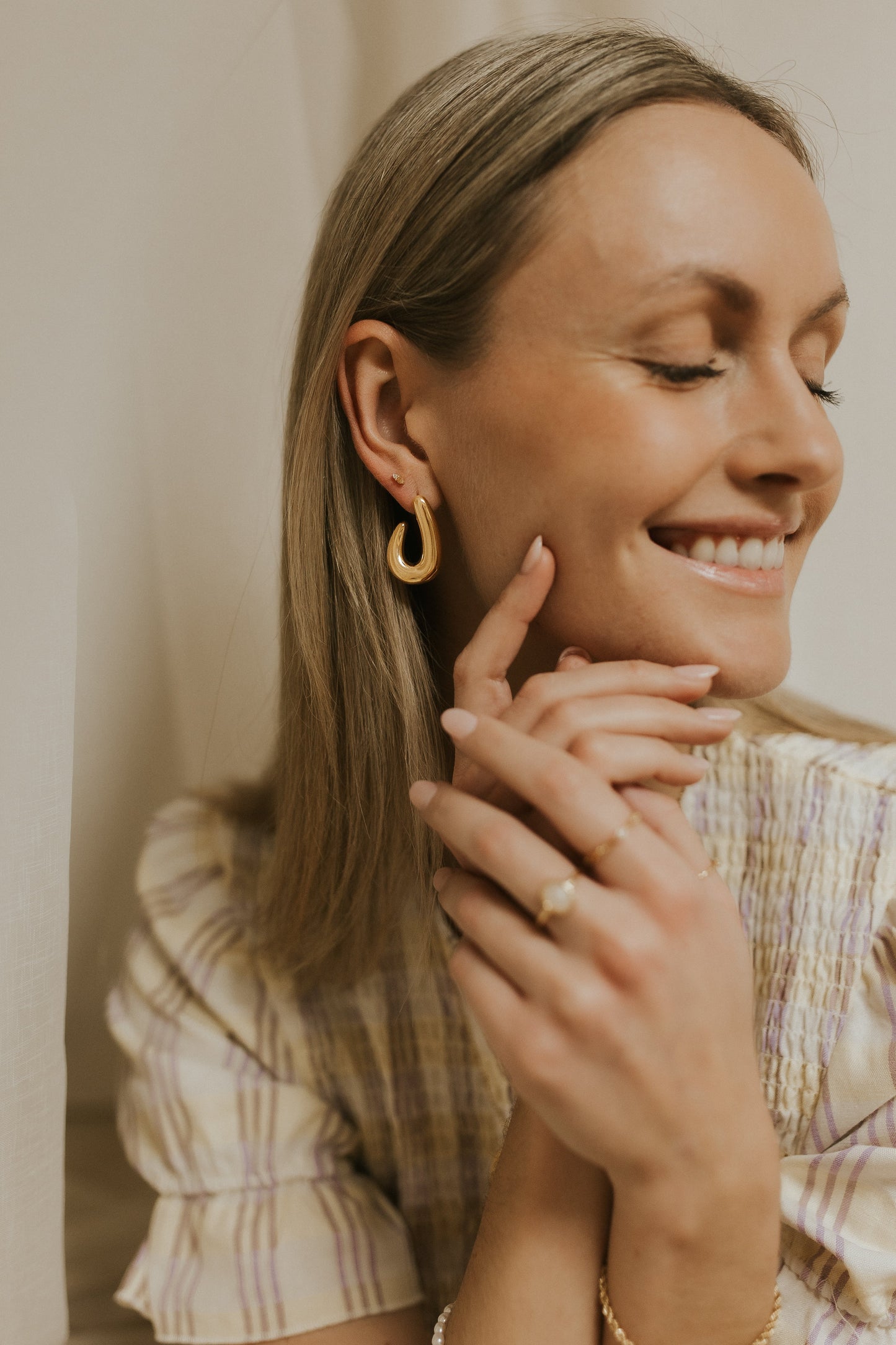 Boucles d'oreilles Sara - Vermeil