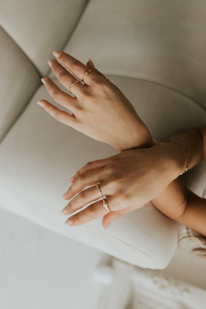 Bague Magnolia - Vermeil