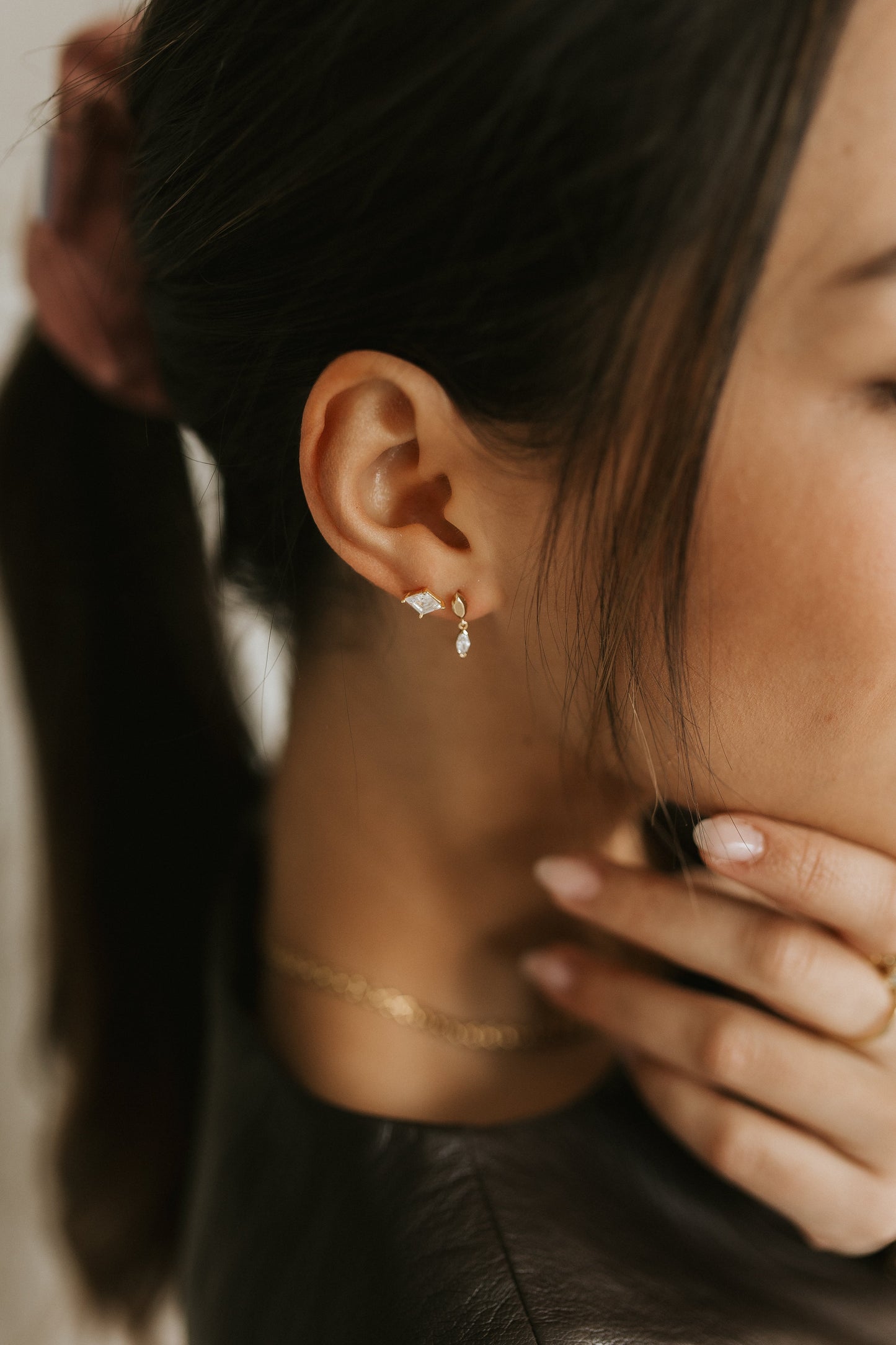 Boucles d'oreilles Lilia Studs - Vermeil