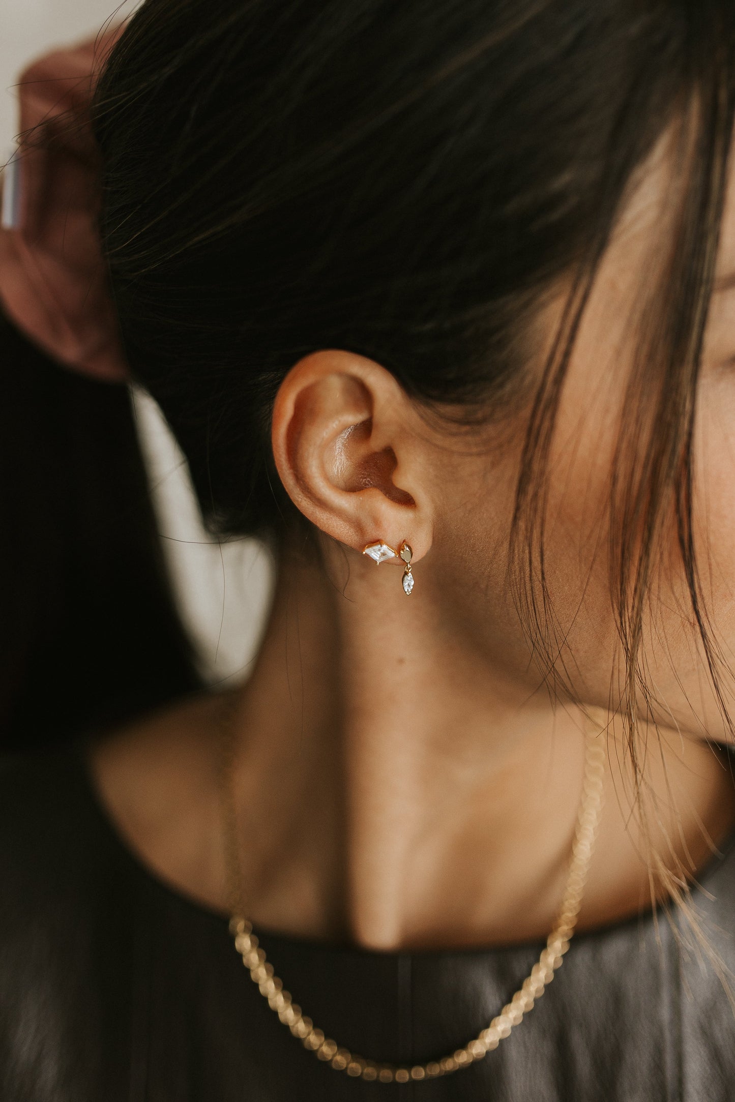 Boucles d'oreilles Lilia Studs - Vermeil