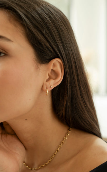 Boucles d'oreilles Torsia - Vermeil