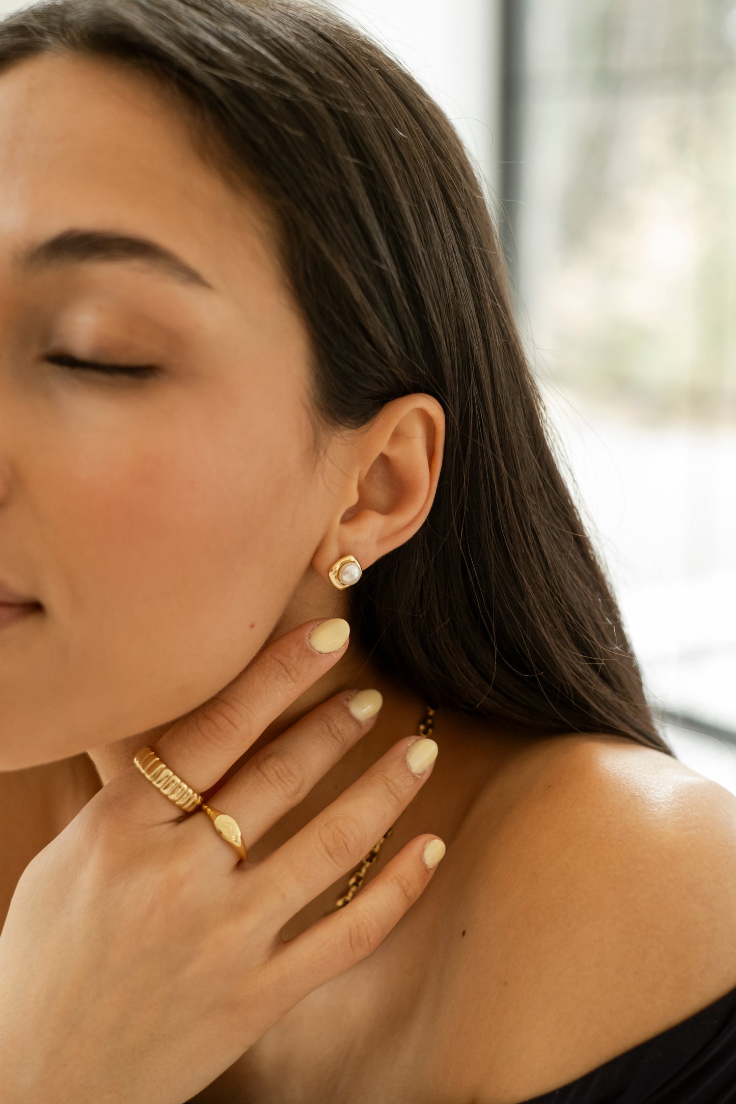 Boucles d'oreilles Halo - Vermeil
