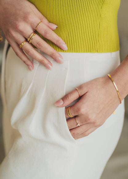 Bague Simplicity - Vermeil