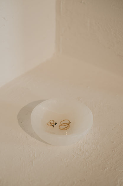 Bague Moss Agate - Vermeil