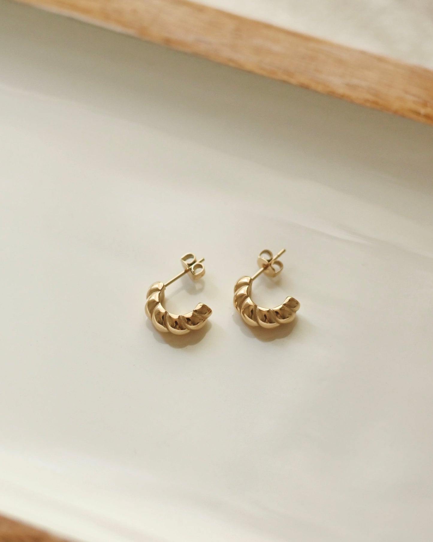 Boucles d'oreilles Elsa - Plaqué or
