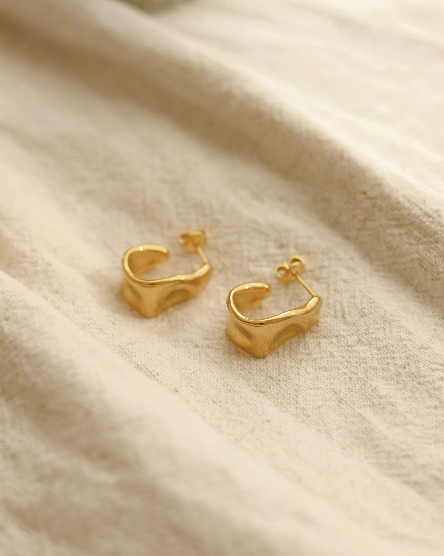 Boucles d'oreilles Julia - Plaqué or