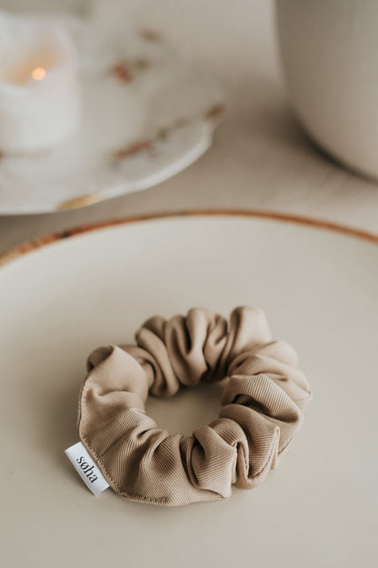 Chouchou en lyocell - Beige café