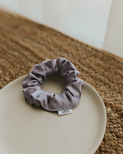 Chouchou en satin - Lilas