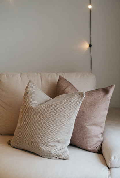 Coussin en plumes et housse Comfort