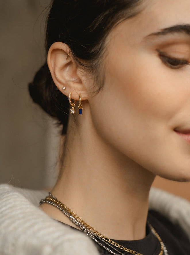 Anneaux Zirconia - Vermeil
