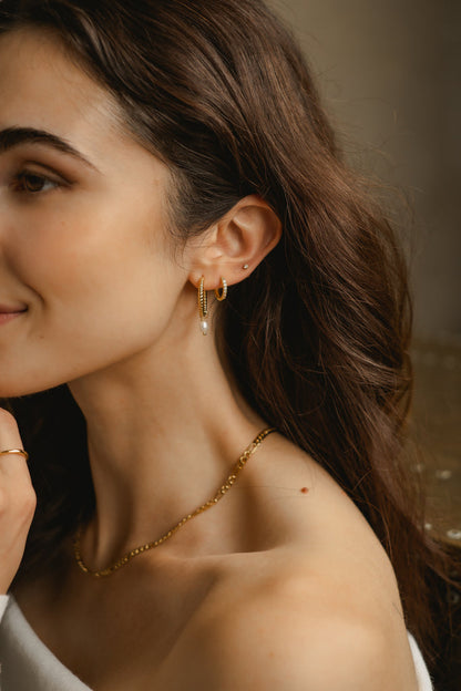 Boucles d'oreilles Perla - Vermeil