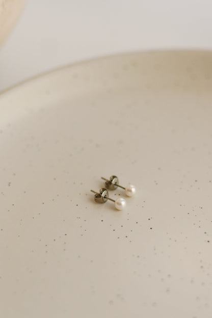 Boucles d'oreilles Perles 4 mm