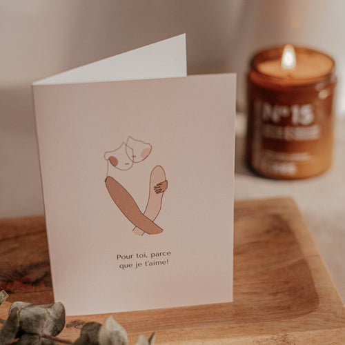 Carte de vœux - Pour toi, parce que je t'aime!
