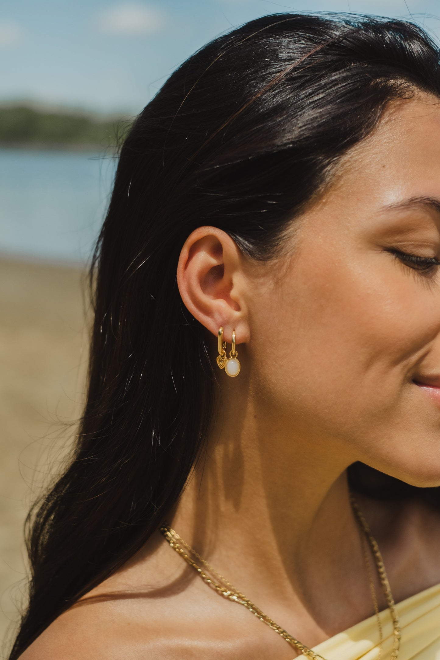 Boucles d'oreilles Opale - Vermeil