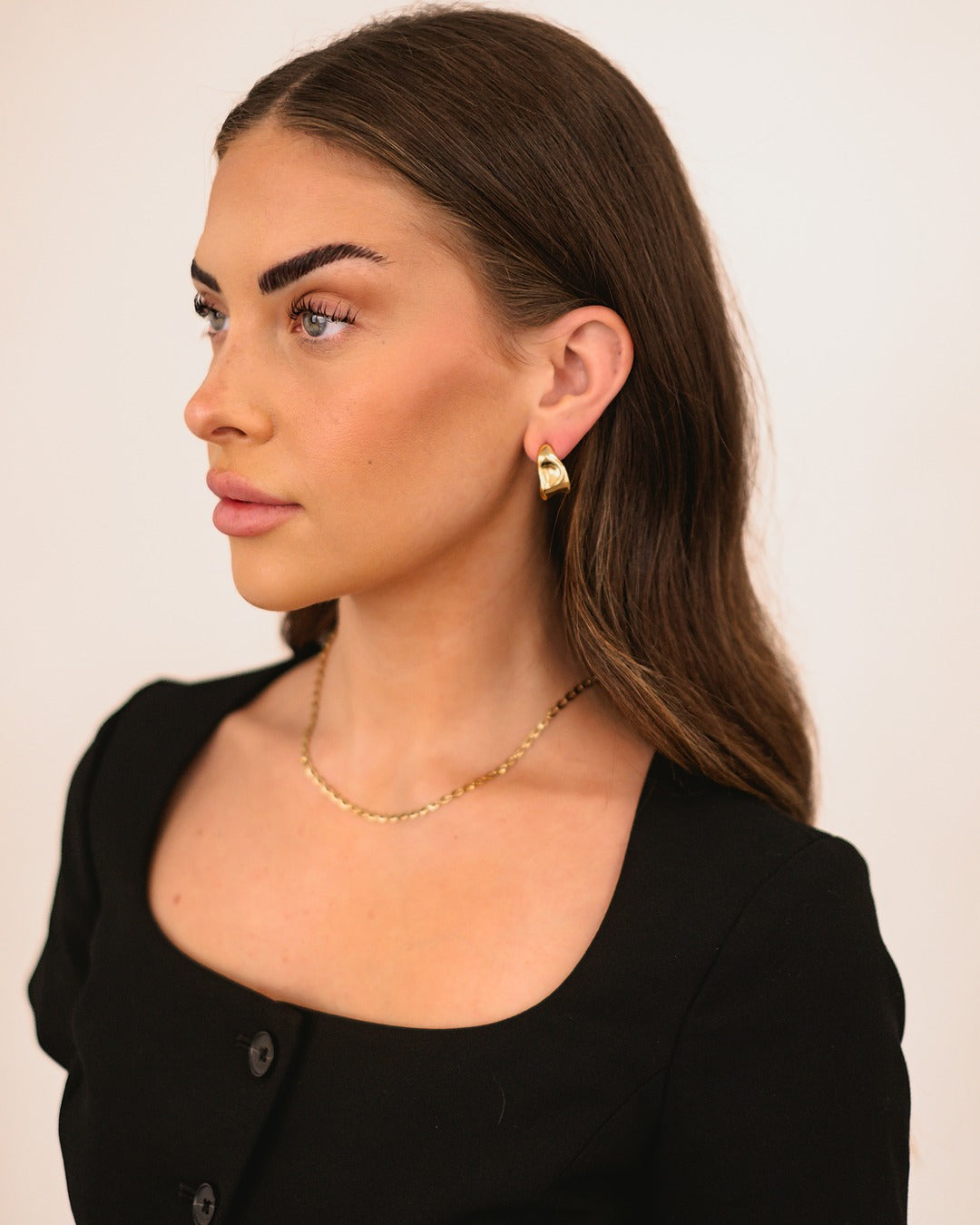 Boucles d'oreilles Julia - Plaqué or