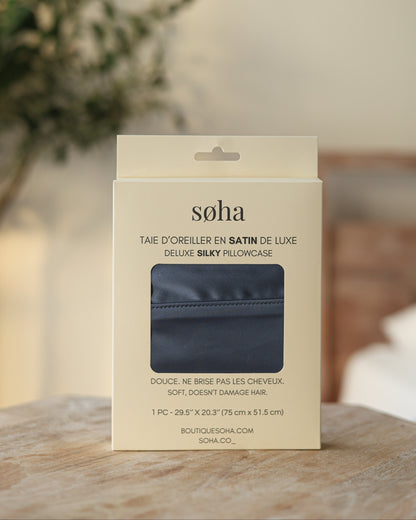 Taie d'oreiller en satin